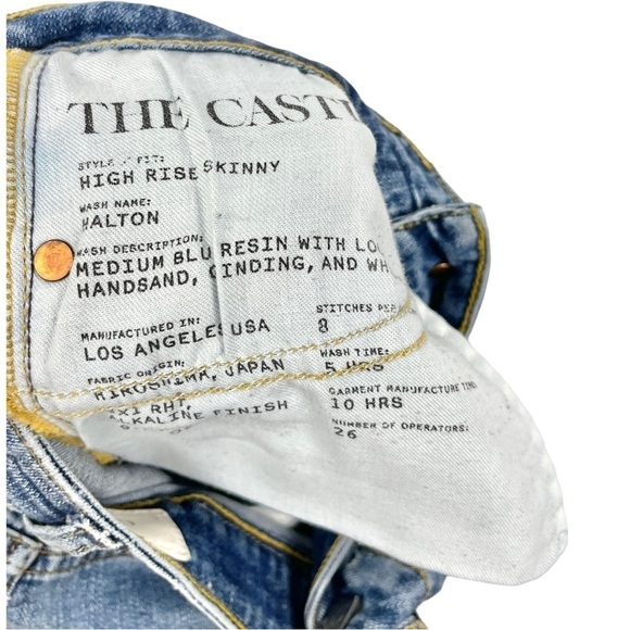 The Casting by Aritzia High Rise Skinny Medium Wash Jeans Size 24 - Picture 6 of 6